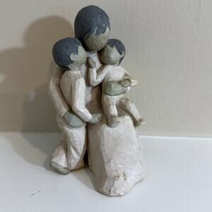 Willow Tree Quietly Figurine Susan Lordi Demdaco 2002 Mother Children Retired